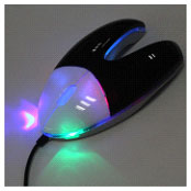七彩呼吸燈有線光電鼠標