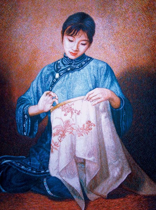 蘇中刺繡坊趙啟中——以針作畫，巧奪天工